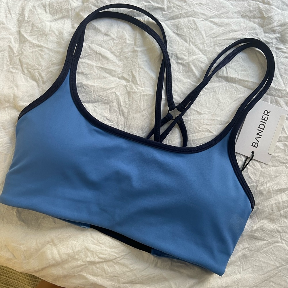 All Access Strappy Chorus Bra in Cornflower